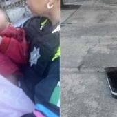 Puebla: niño de dos años es abandonado en una maleta