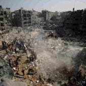 Una decena de civiles muertos en ofensiva en Gaza