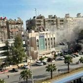 Bombardeo israelí en Damasco