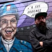 113 anos Cantinflas mural