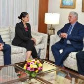 Carolina Rangel Miguel Diaz Canel Morena