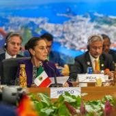 Sheinbaum G20 pobreza gasto militar armas