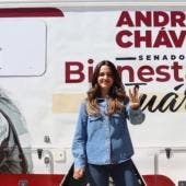 Retirará Andrea Chávez su imagen de ambulancias en Chihuahua, tras llamado de Sheinbaum