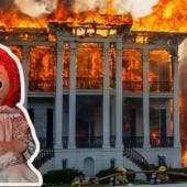 incendio mansion historica Annabelle fuga presos Nueva Orleans
