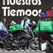 conductores repartidores levantan bloqueo Paseo Reforma