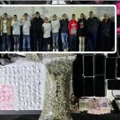 Detienen a 15, incluidos tres menores, en Álvaro Obregón; aseguran drogas y armas