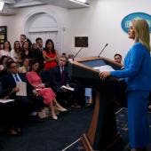 Trump dos semanas decide si participa contra Iran Karoline Leavitt