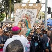 miles peregrinos Queretaro arriban Basilica Guadalupe