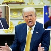 Trump asegura que 'sucederá' un encuentro a tres con Zelenski y Putin