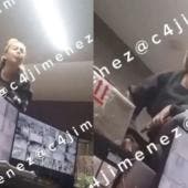 peruana escupe mujer edificio Narvarte