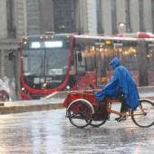 Activan alertas naranja y amarilla por fuertes lluvias y granizo esta tarde y noche