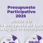 arranca consulta Presupuesto Participativo