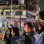 Calzada Misterios cae fachada vivienda