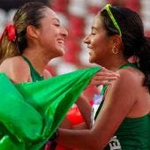 Marcha 20 km femenil oro y plata