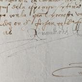 entrega EU Mexico manuscrito firmado Hernan Cortes