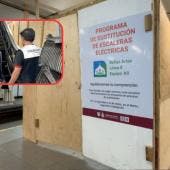 Metro sustituye escaleras eléctricas en Bellas Artes; modifican ascensos y descensos