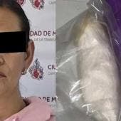 Mujer es detenida por intentar ingresar cocaína al Reclusorio Oriente