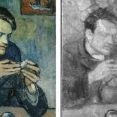 Descubren un retrato inédito de Picasso oculto bajo una de sus pinturas del periodo Azul