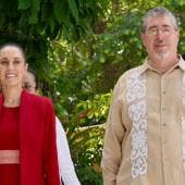 Sheinbaum llega a Guatemala para reunión con Bernardo Arévalo