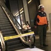 suspenden actividades plaza Mitikah caida elevador