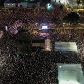 Unas 60 mil personas protestan en Tel Aviv por videos de rehenes en Gaza