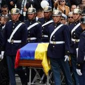 Cortejo fúnebre de Miguel Uribe Turbay