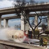Las investigaciones apuntan a que la explosión de un camión de gas en Iztapalapa se debió a un choque por exceso de velocidad