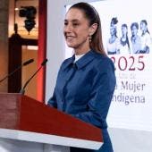 Claudia Sheinbaum durante la Mañanera