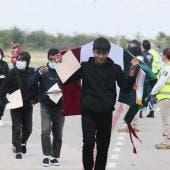 Llegada de mexicanos repatriados por EU
