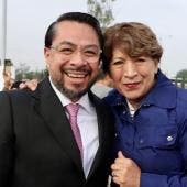 La gobernadora Delfina Gómez destacó disminución en robo de vehículos.