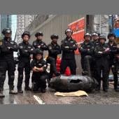  Policía de Hong Kong desactiva una bomba 