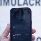 Simulacro alerta