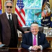 Andrea Bocelli y Donald Trump 