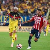 Durante el primer tiempo, el Rebaño mantuvo la ventaja mínima, aunque el América tuvo oportunidades claras. 
