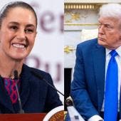 Claudia Sheinbaum y Donald Trump 