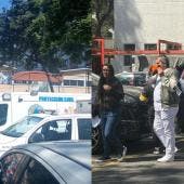 El área fue acordonada mientras especialistas en manejo de explosivos realizaban una inspección detallada del inmueble y sus alrededores.