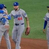 Festejo de Los Angeles Dodgers