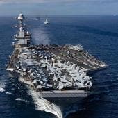 Buque estadounidense en el Caribe