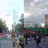 La marcha se lleva a cabo en el segundo aniversario del comienzo del conflicto