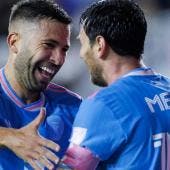 Messi y Jordi Alba