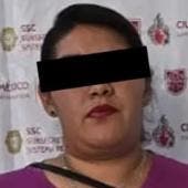 Mujer detenida 
