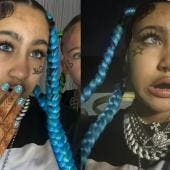 North West y su estilo 'grunge': Tatuajes falsos y trenzas azules dividen opiniones"