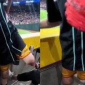 Señora Patea a niño