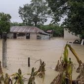 Vivienda es afectada por las fuertes lluvias
