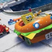 Bob esponja en sonic crossworlds