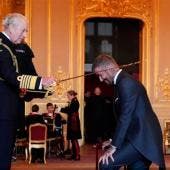 David Beckham y el rey Carlos III 