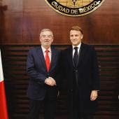 Emmanuel Macron ya está en México