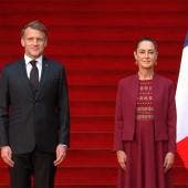 Emmanuel Macron y Claudia Sheinbaum