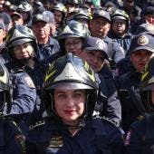 Durante la ceremonia se realizó un minuto de silencio en memoria de las 31 personas fallecidas en ese incidente y se anunció que la capital otorgará una medalla póstuma a Alicia Matías Teodoro