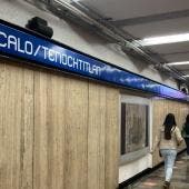 Las estaciones Zócalo/Tenochtitlan, Allende y Pino Suárez, correspondientes a las Líneas 1 y 2 del Metro, permanecen cerradas este viernes,
